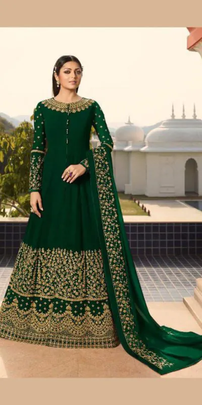 LT NITYA 3803 Stone Green Color Georgette With Cording Work Sharara Suit Wedding, Festive, Party Events Etc. Expected Delivery 4-6 Working Days @1949/- | Jump Suits, Casual Suits, Creative suits, Designer Suits, Palazzo Suits, Party Wear Suits, Patiala Suits, Salwar suit, Straight Suits