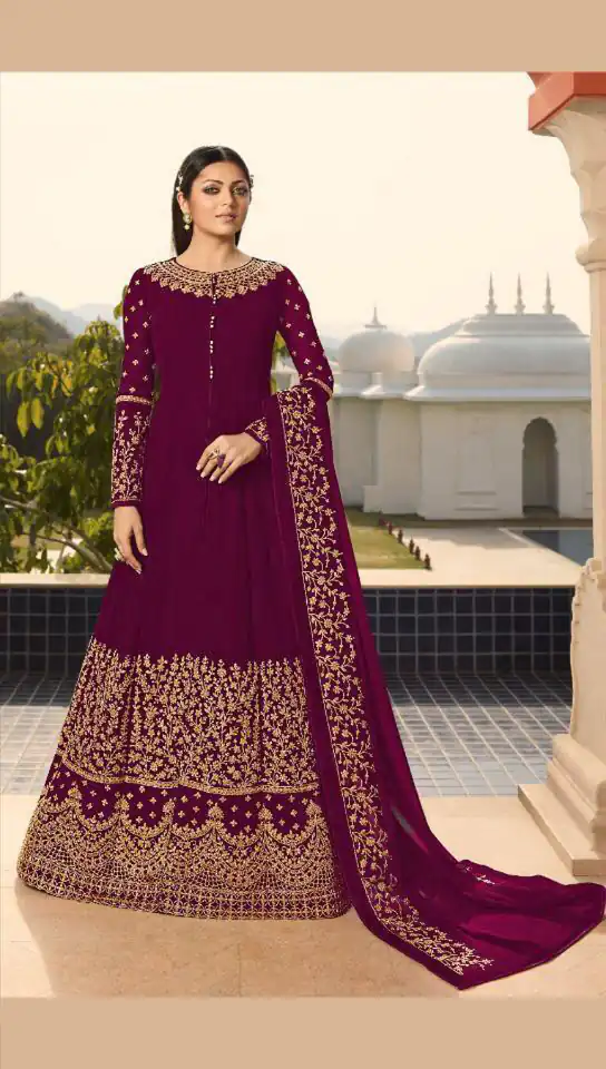 LT NITYA 3803 Wine Color Georgette With Cording Work Sharara Suit Wedding, Festive, Party Events Etc. Expected Delivery 4-6 Working Days @1949/- | Jump Suits, Casual Suits, Creative suits, Designer Suits, Palazzo Suits, Party Wear Suits, Patiala Suits, Salwar suit, Straight Suits