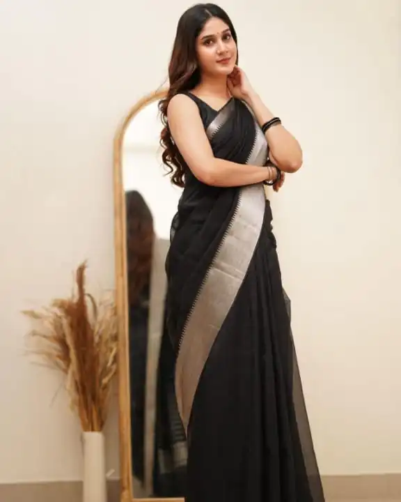 DDF Silver Black 3 Color Banarasi Soft Silk Ordinary Design Saree Casual, Party Wear, Events, Festivals Wear Etc. Expected Delivery 4-6 Working Days 1399/- | Bollywood Sarees, Creative Sarees, Designer Sarees, Embroidered Sarees, Ethnic Saree, Modern Digital sarees, Party Wear Sarees, Sarees
