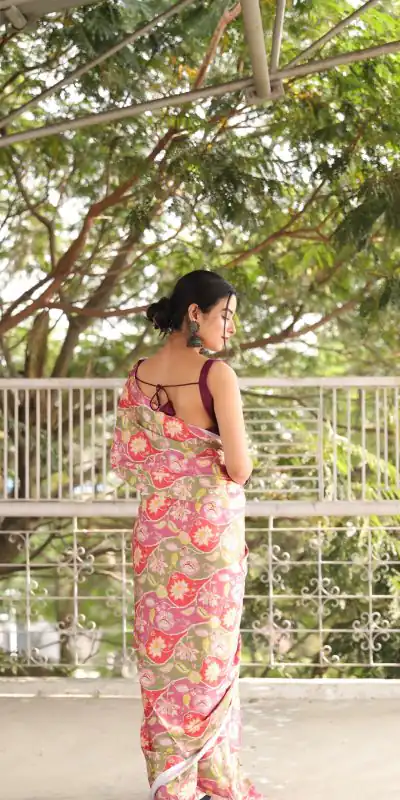 RM102  Light Purple Color Heavy Devsena Soft Silk Digital Printed Saree Casual, Party Wear, Wedding, Events Etc Delivery Expected.4-6 Working Days 1499/- | Bollywood Sarees, Creative Sarees, Designer Sarees, Embroidered Sarees, Ethnic Saree, Modern Digital sarees, Party Wear Sarees, Sarees