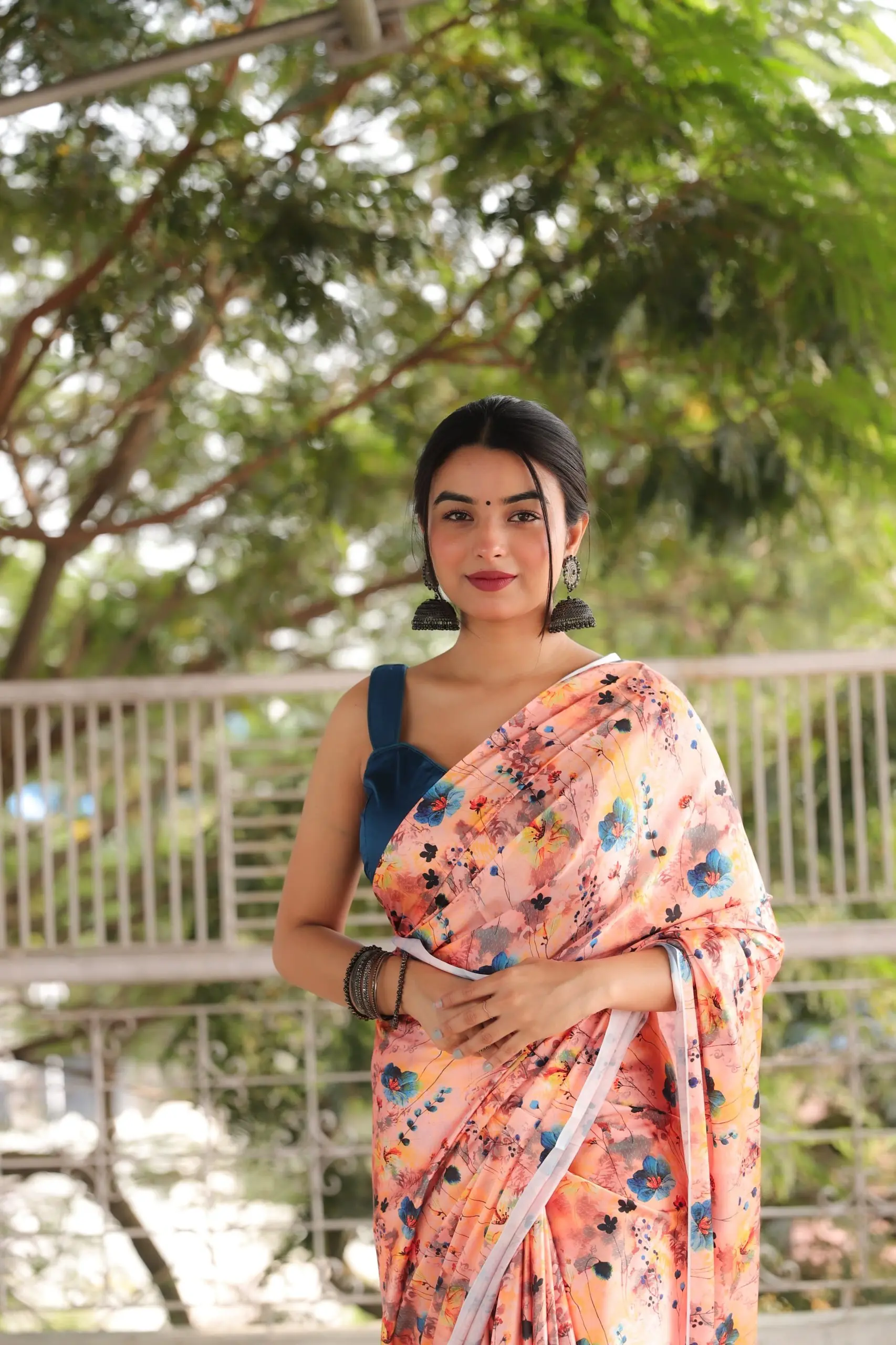 RM102 Orange Color Heavy Devsena Soft Silk Digital Printed Saree Casual, Party Wear, Wedding, Events Etc Delivery Expected.4-6 Working Days 1499/- | Bollywood Sarees, Creative Sarees, Designer Sarees, Embroidered Sarees, Ethnic Saree, Modern Digital sarees, Party Wear Sarees, Sarees