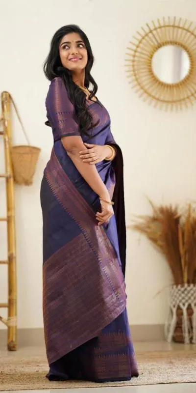 KP 4068 Violet Color Soft Lichi Silk Cloth Rich Pallu All Over Saree Events Casual, Wedding, Festive, Events Etc. Expected Delivery  4-6 Working Days @1349/- | Bollywood Sarees, Creative Sarees, Designer Sarees, Embroidered Sarees, Ethnic Saree, Modern Digital sarees, Party Wear Sarees, Sarees