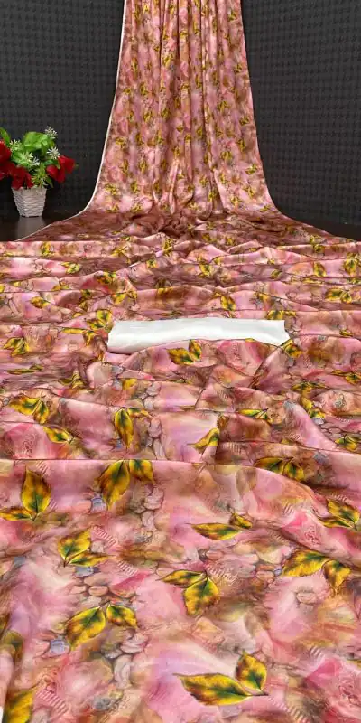 Veechis 6001 Pink Heavy Devsena Soft Silk Saree Digital Print Saree Casual, Party , Festive, Events Etc. Expected Delivery 4-6 Working Days @1499 | Bollywood Sarees, Creative Sarees, Designer Sarees, Embroidered Sarees, Modern Digital sarees, Party Wear Sarees, Sarees