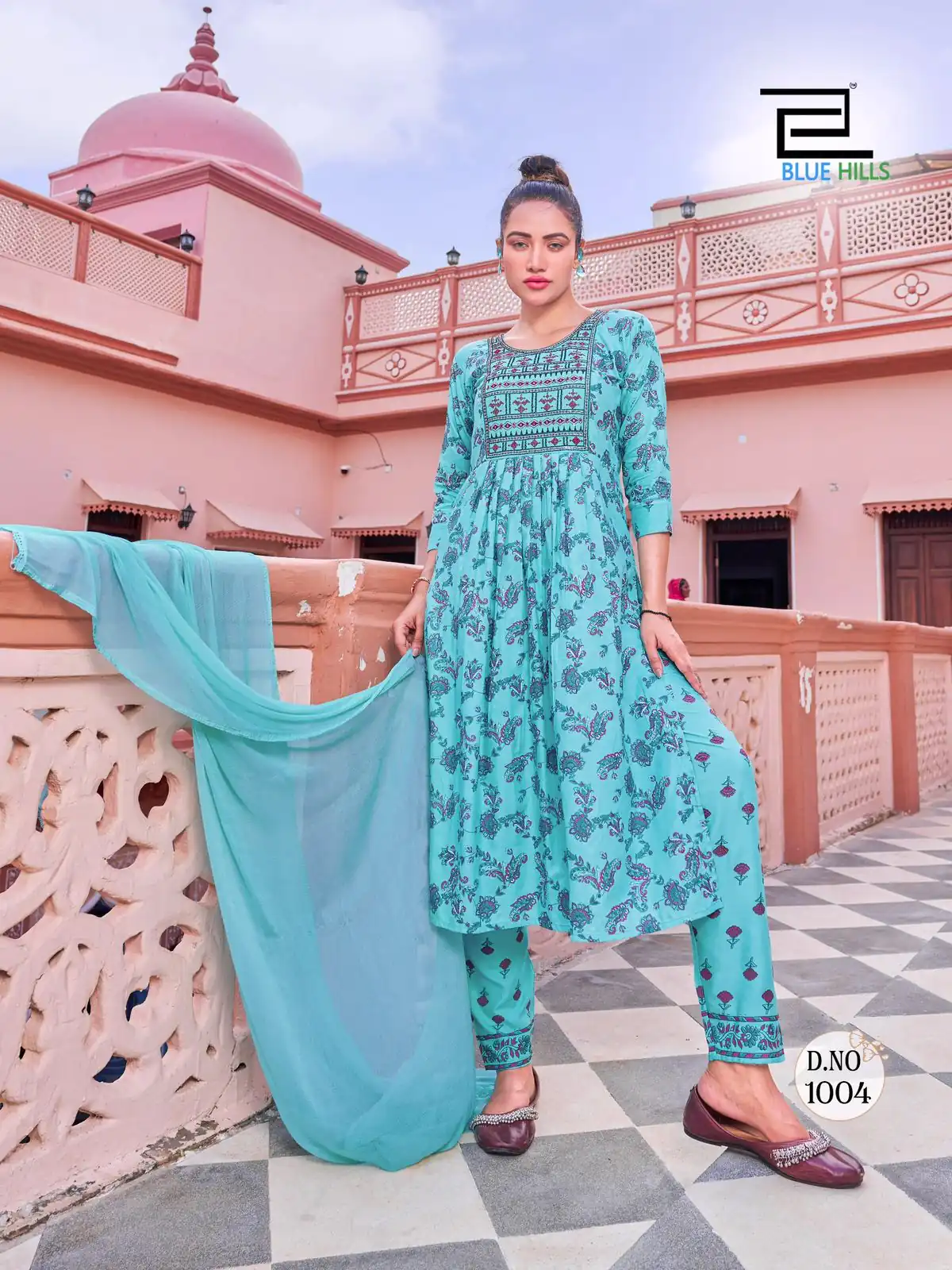 INLI Kiara Blue Color Heavy Rayon With Embroidery Work Kurti Casual, Wedding, Party, Festive, Events Etc. Expected Delivery 4-6 Working Days @1799/- | Bollywood Kurti, Creative Kurtis, Designer Kurti, Kurti, Party Wear Kurti, Selfie Kurti
