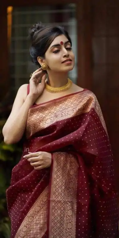 KP 4012 Maroon Color Soft Lichi Silk Cloth Beautiful Rich Pallu Saree Casual, Party Wear, Wedding, Events Etc.   Expected Delivery 4-6 Working Days @ 1349 | Embroidered Sarees, Bollywood Sarees, Creative Sarees, Designer Sarees, Ethnic Saree, Modern Digital sarees, Party Wear Sarees, Sarees