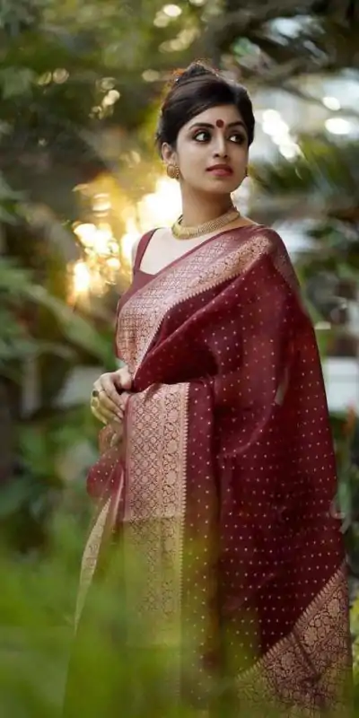 KP 4012 Maroon Color Soft Lichi Silk Cloth Beautiful Rich Pallu Saree Casual, Party Wear, Wedding, Events Etc.   Expected Delivery 4-6 Working Days @ 1349 | Embroidered Sarees, Bollywood Sarees, Creative Sarees, Designer Sarees, Ethnic Saree, Modern Digital sarees, Party Wear Sarees, Sarees