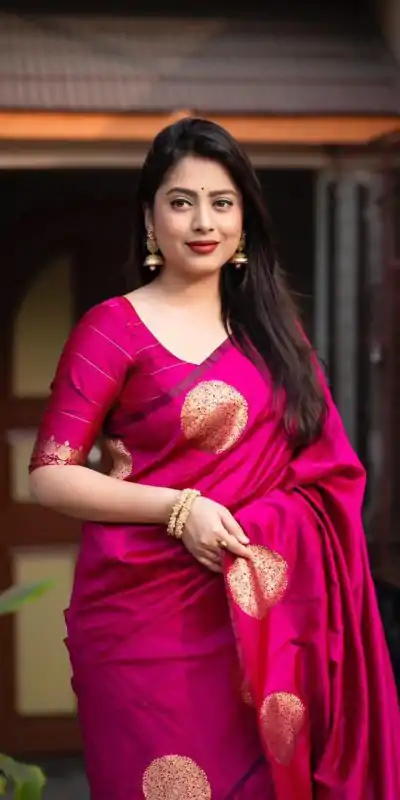 KP 5062 Rani Color Soft Lichi Silk Cloth Rich Pallu Work Saree Casual, Party Wear, Wedding, Events Etc.   Expected Delivery 4-6 Working Days @ 1299/- | Creative Sarees, Embroidered Sarees, Bollywood Sarees, Designer Sarees, Ethnic Saree, Modern Digital sarees, Party Wear Sarees, Sarees