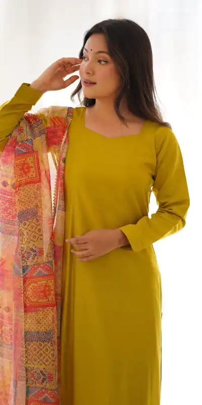 KB 269 Dark Mustard color Pure Pure Viscose Fabric Straight Fit Kurta Casual, Wedding, Party, Festive, Events Etc. Expected Delivery 4-6 Working Days @1629/ | Bollywood Kurti, Creative Kurtis, Designer Kurti, Kurti, Party Wear Kurti, Selfie Kurti