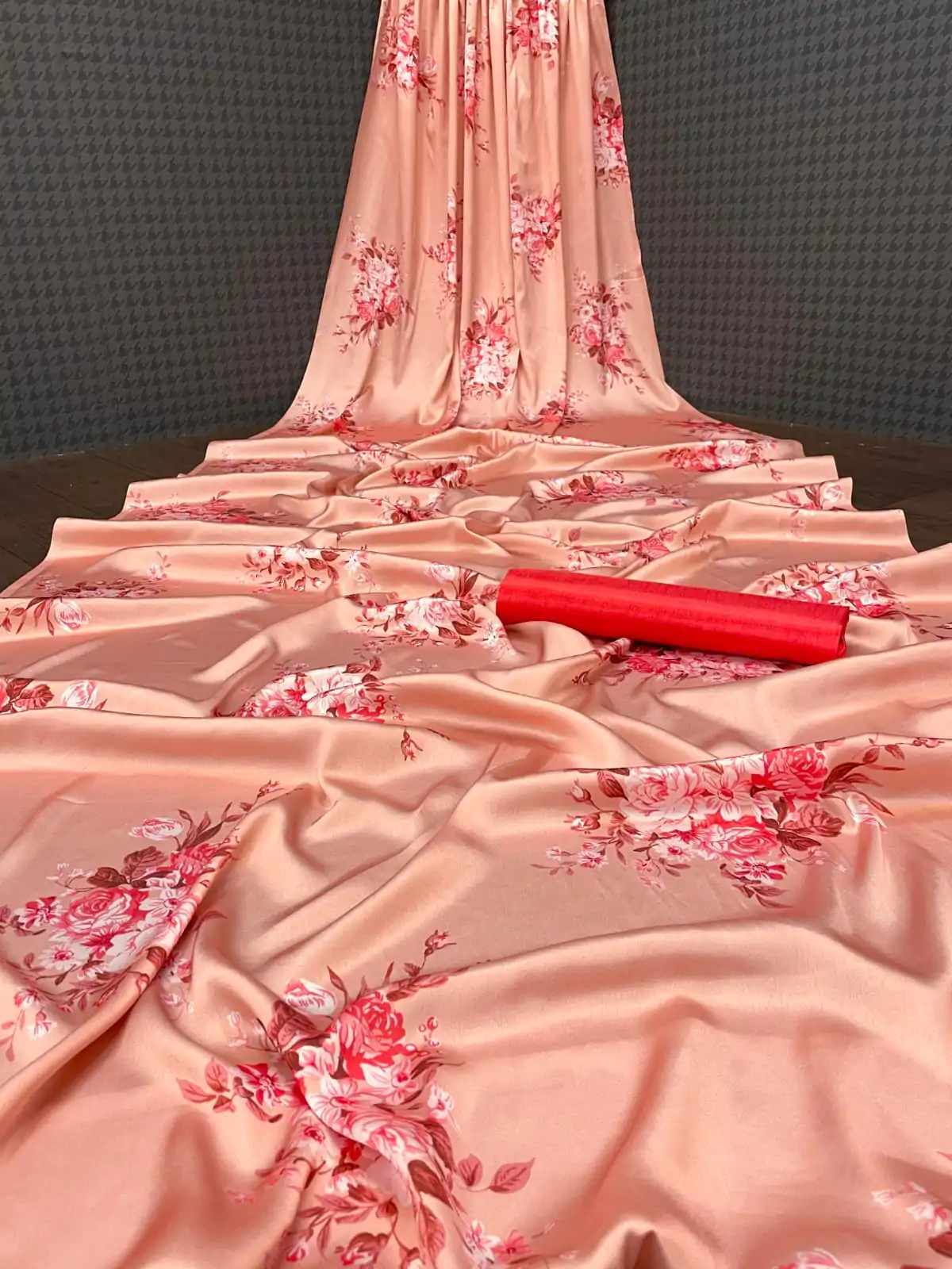 Veechis RUHI Light Peach Color Heavy Devsena Soft Silk Beautiful Digital Printed Saree Casual, Party Festive, Expected Delivery 4-6 Working Days @1499 | Bollywood Sarees, Creative Sarees, Designer Sarees, Embroidered Sarees, Modern Digital sarees, Party Wear Sarees, Sarees