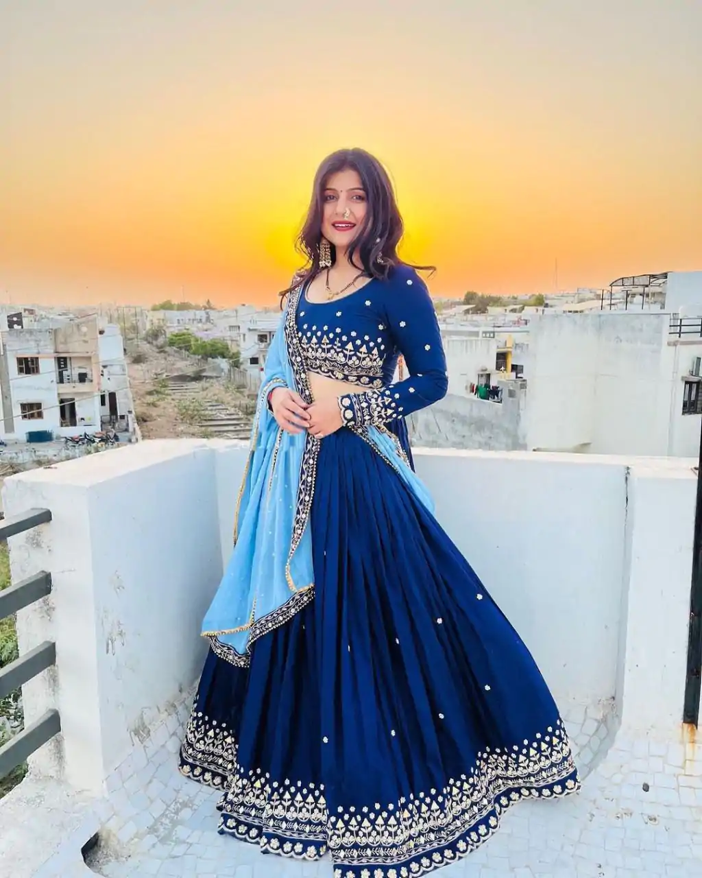 RC 227 Royal Blue Color Heavy Georgette Embroidery Sequins Lehenga Choli Casual, Party Wedding, Festive, Events Etc. Delivery  4-6 Working Days 1999/- | Bollywood Lehenga, Creative Lehenga, Designer Lehenga, Embroidered Lehenga, Lehenga, Party Wear Lehenga