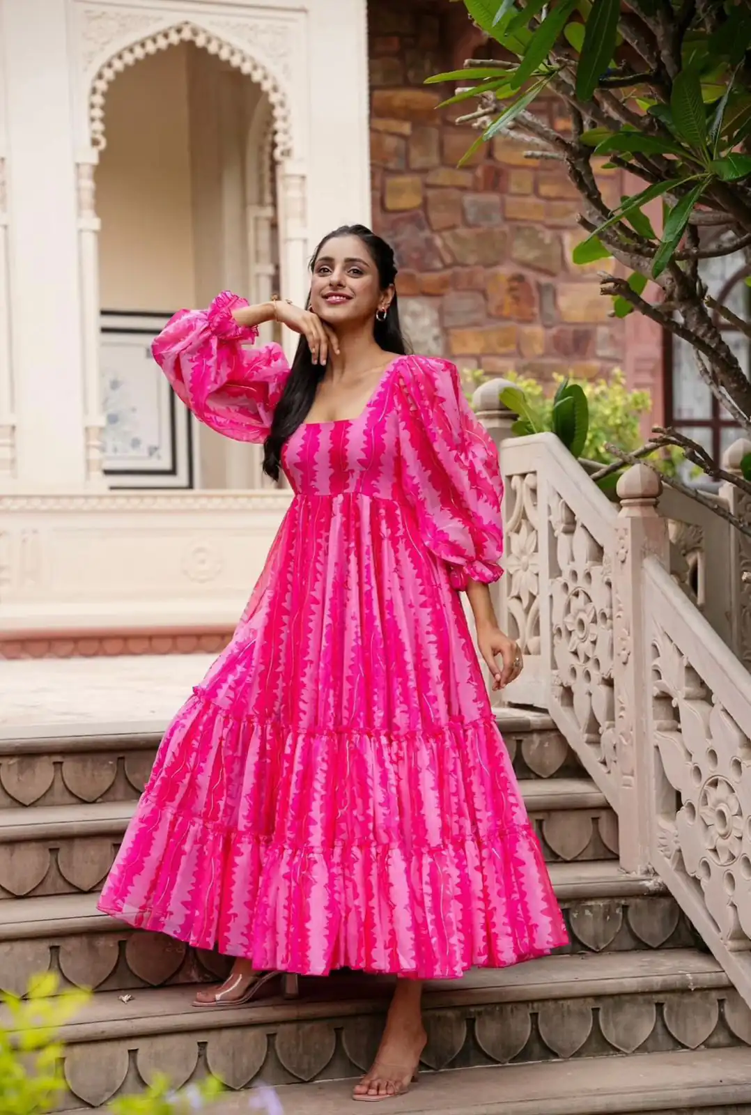 SRK 5048 Pink Color Heavy Faux Georgette Digital Print Salwar Suit Wedding, Party, Festive, Events Expected Delivery 4-6 Working Days @ 1549/- | Jump Suits, Casual Suits, Creative suits, Designer Suits, Palazzo Suits, Party Wear Suits, Patiala Suits, Salwar suit, Straight Suits