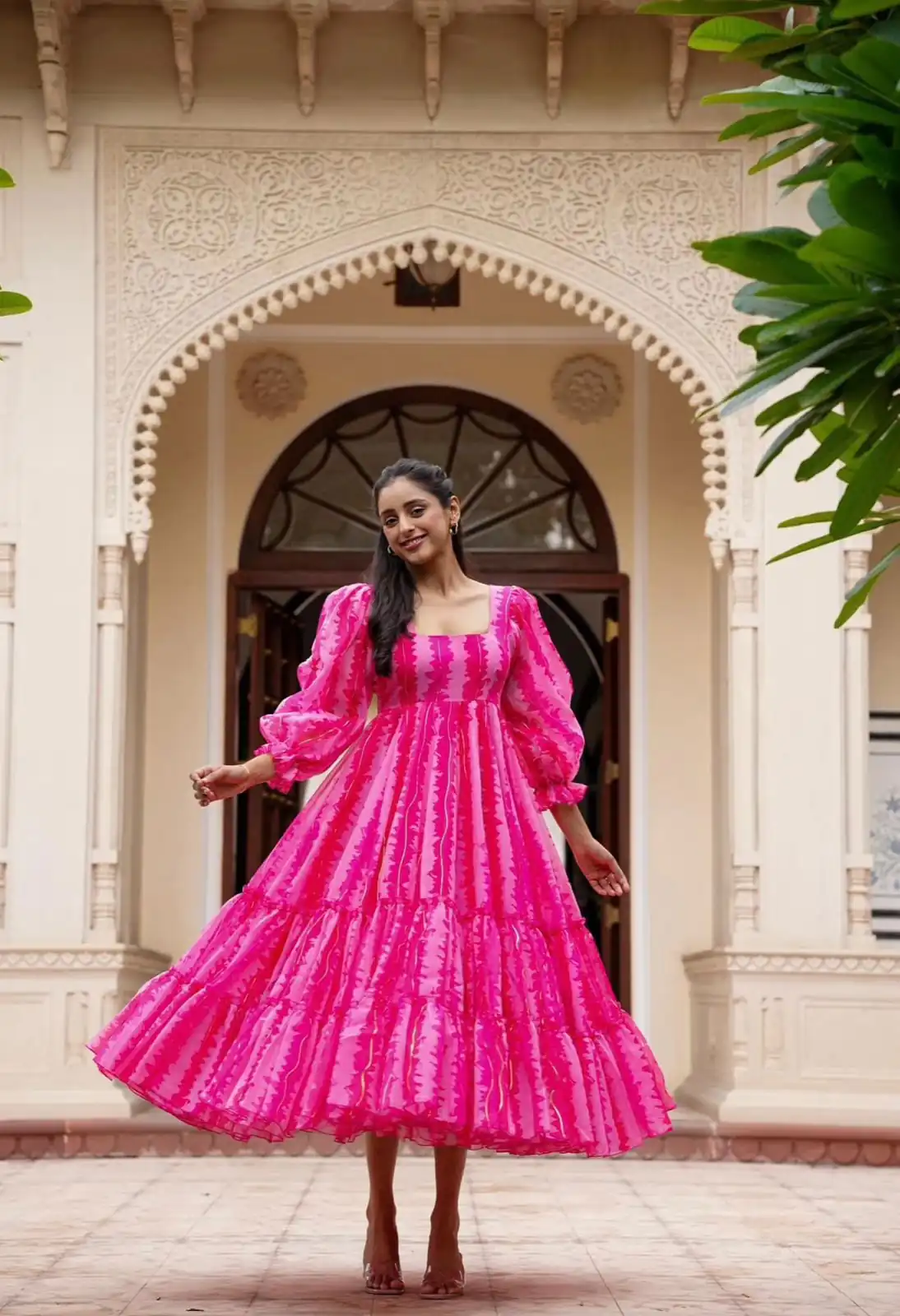 SRK 5048 Pink Color Heavy Faux Georgette Digital Print Salwar Suit Wedding, Party, Festive, Events Expected Delivery 4-6 Working Days @ 1549/- | Jump Suits, Casual Suits, Creative suits, Designer Suits, Palazzo Suits, Party Wear Suits, Patiala Suits, Salwar suit, Straight Suits