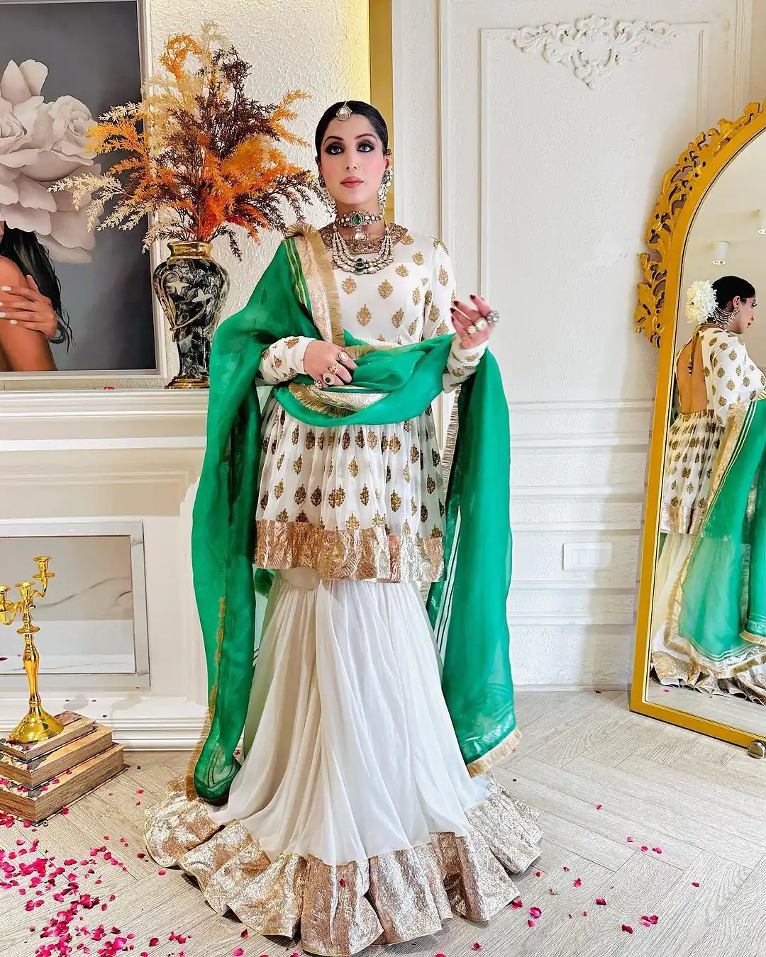 NSR 810 White Color Faux Georgette Embroidery Salwar Suit Casual, Party Festive, Events Etc. Expected Delivery 4-6 Working Days @2299/ | Jump Suits, Casual Suits, Creative suits, Designer Suits, Palazzo Suits, Party Wear Suits, Patiala Suits, Salwar suit, Straight Suits