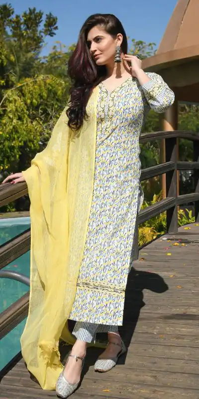 DDH ROYAL WHITE Color Viscose Cotton Printed Work Salwar Suit Casual, Party, Wedding, Festive, Events Etc. Expected Delivery 4-6 Working Days @1669/- | Casual Suits, Creative suits, Designer Suits, Palazzo Suits, Party Wear Suits, Patiala Suits, Salwar suit, Straight Suits