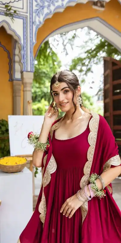 SSR 428 Red Color Heavy Georgette Attached Pad Salwar Suit Wedding, Party, Festive, Events Expected Delivery 4-6 Working Days @ 1849/- Only | Casual Suits, Creative suits, Designer Suits, Party Wear Suits, Salwar suit, Straight Suits