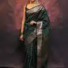 MS 443 Green Color Soft Lichi Silk Beautiful Rich Pallu All Over Saree Casual, Party Wear, Wedding, Events, Etc. Expected Delivery 4-6 Working Days 1399/- | Bollywood Sarees, Creative Sarees, Designer Sarees, Embroidered Sarees, Ethnic Saree, Modern Digital sarees, Party Wear Sarees, Sarees