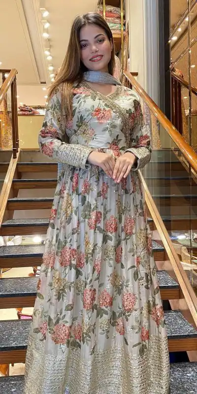 NSR 751 White Color Georgette Embroidery Sequence Sharara Suit Casual, Wedding, Party, Festive, Events Etc. Expected Delivery 4-6 Working Days @2099/- | Jump Suits, Casual Suits, Creative suits, Designer Suits, Palazzo Suits, Party Wear Suits, Patiala Suits, Salwar suit, Straight Suits