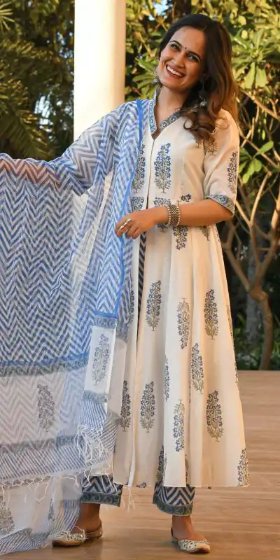 DDH HINA WHITE Color Viscose Cotton Printed Work Salwar Suit Casual, Party, Wedding, Festive, Events Etc. Expected Delivery 4-6 Working Days @1669/- | Casual Suits, Creative suits, Designer Suits, Palazzo Suits, Party Wear Suits, Patiala Suits, Salwar suit, Straight Suits