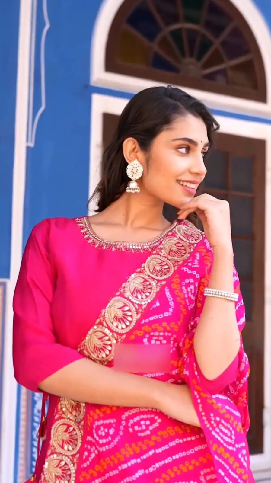   Ram 005 Pink Color Pure Cotton Embroidery Sequence Kurti Casual, Wedding, Party, Festive, Events Etc. Expected Delivery 4-6 Working Days @1949/- | Bollywood Kurti, Creative Kurtis, Designer Kurti, Kurti, Party Wear Kurti, Selfie Kurti