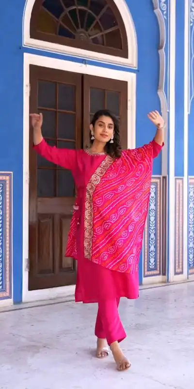   Ram 005 Pink Color Pure Cotton Embroidery Sequence Kurti Casual, Wedding, Party, Festive, Events Etc. Expected Delivery 4-6 Working Days @1949/- | Bollywood Kurti, Creative Kurtis, Designer Kurti, Kurti, Party Wear Kurti, Selfie Kurti