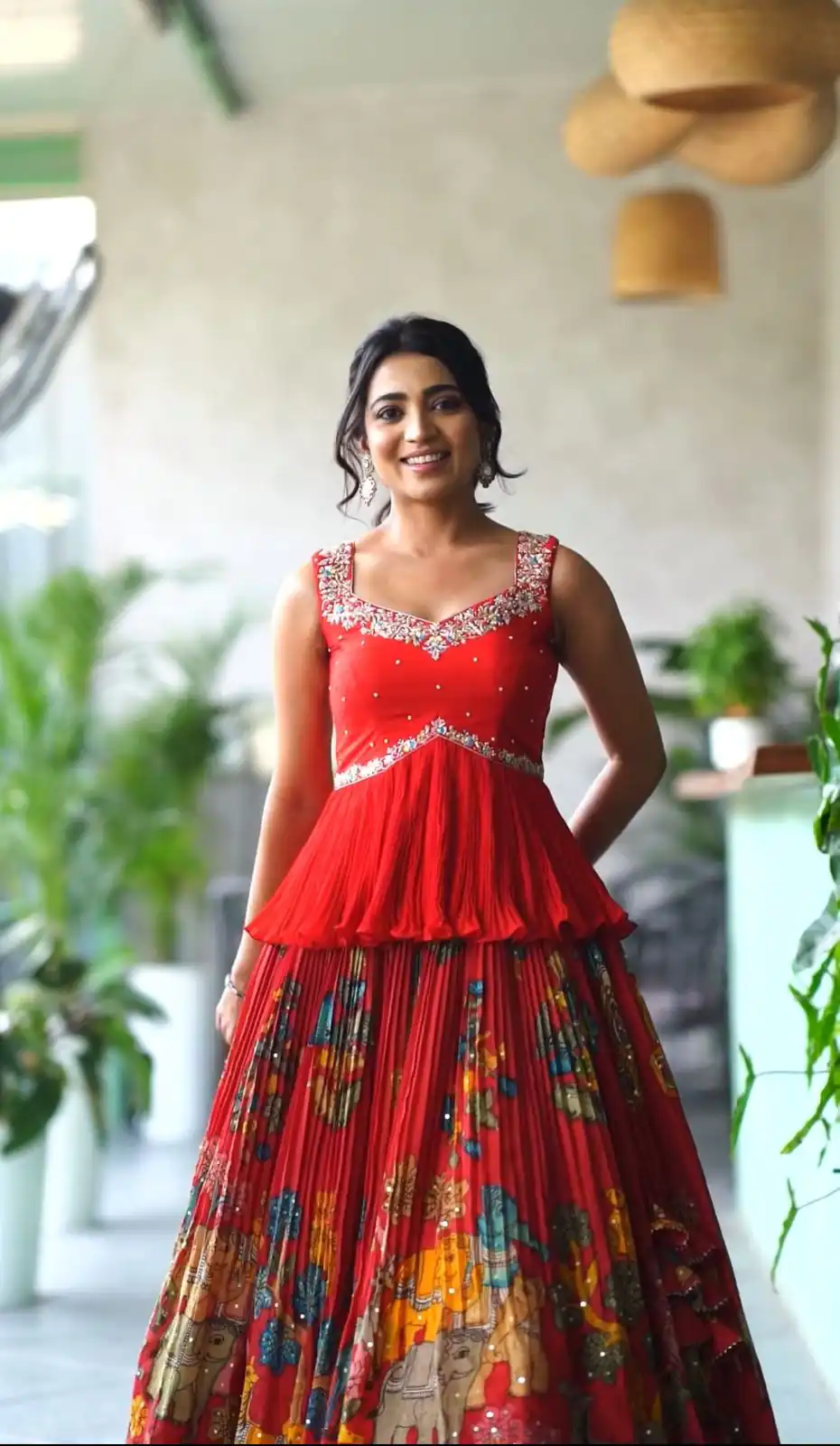 PC 372 Red Color Chinon Embroidery Thread Work Lehenga Choli Casual, Party Wear, Events, Festivals Wear Expected Delivery 4-6 Working Days @2149/- | Creative Lehenga, Bollywood Lehenga, Designer Lehenga, Embroidered Lehenga, Lehenga, Party Wear Lehenga
