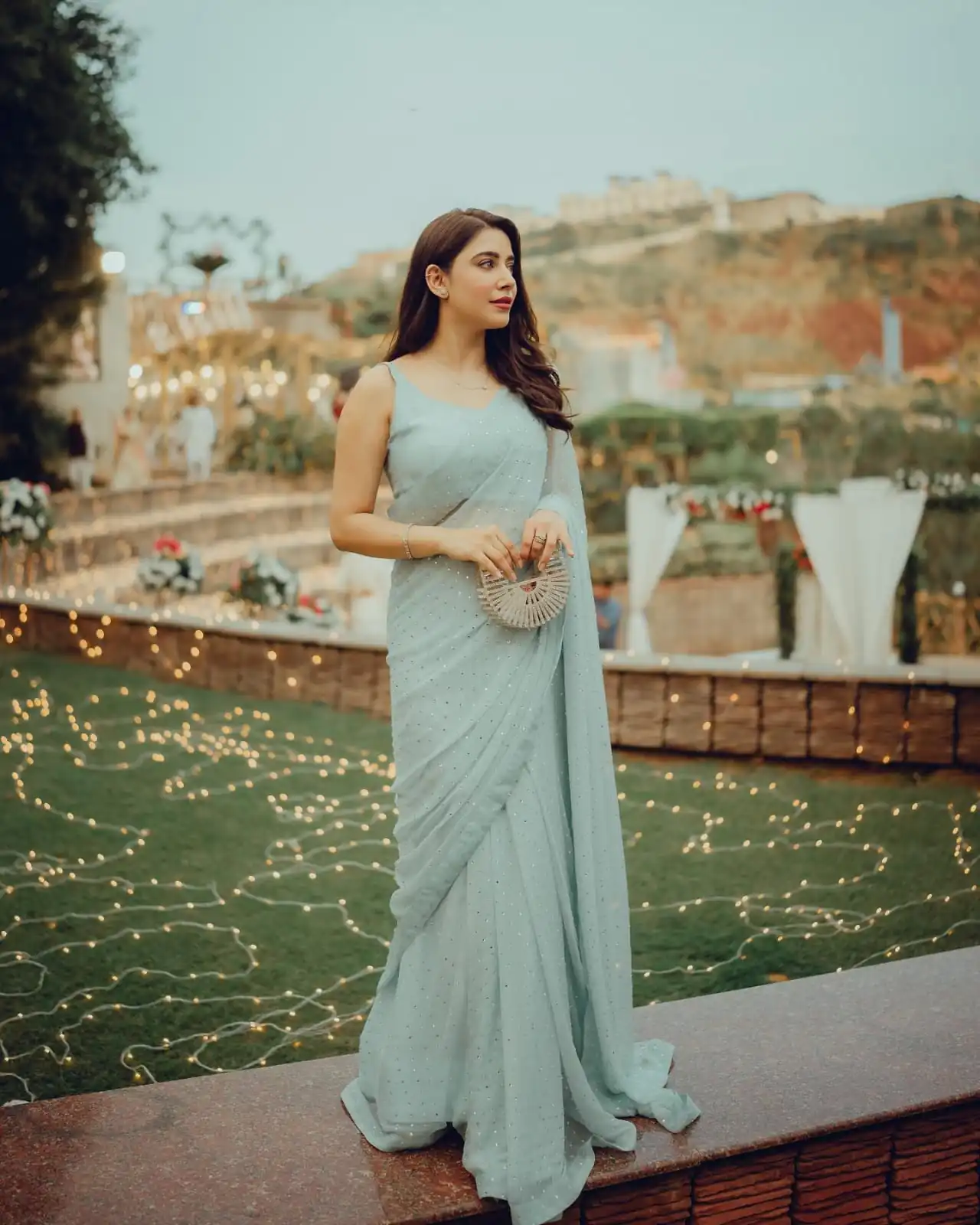 JR 616 Light Blue Color Georgette Sirvoski Support Lace Saree Casual, Wedding, Festive, Events Expected Delivery  4-6 Working Days @1699/- | Bollywood Sarees, Creative Sarees, Designer Sarees, Embroidered Sarees, Ethnic Saree, Modern Digital sarees, Party Wear Sarees, Sarees