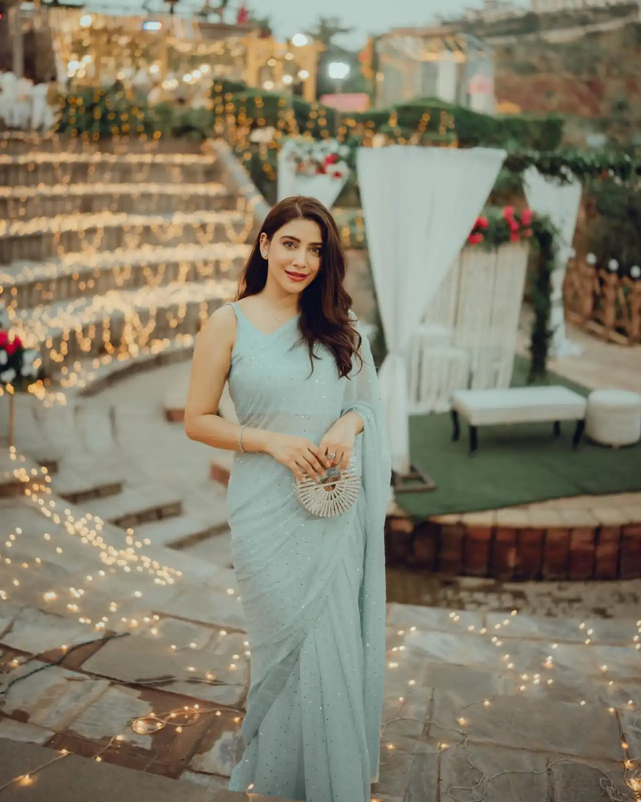 JR 616 Light Blue Color Georgette Sirvoski Support Lace Saree Casual, Wedding, Festive, Events Expected Delivery  4-6 Working Days @1699/- | Bollywood Sarees, Creative Sarees, Designer Sarees, Embroidered Sarees, Ethnic Saree, Modern Digital sarees, Party Wear Sarees, Sarees