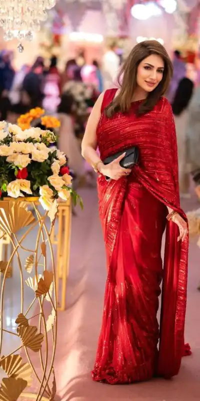 DF 3411 Red Color Georgette Sequins Embroidery Work Saree Casual, Party Wear, Wedding, Events Etc Delivery Expected.4-6 Working Days 1799/- | Bollywood Sarees, Creative Sarees, Designer Sarees, Embroidered Sarees, Ethnic Saree, Modern Digital sarees, Party Wear Sarees, Sarees