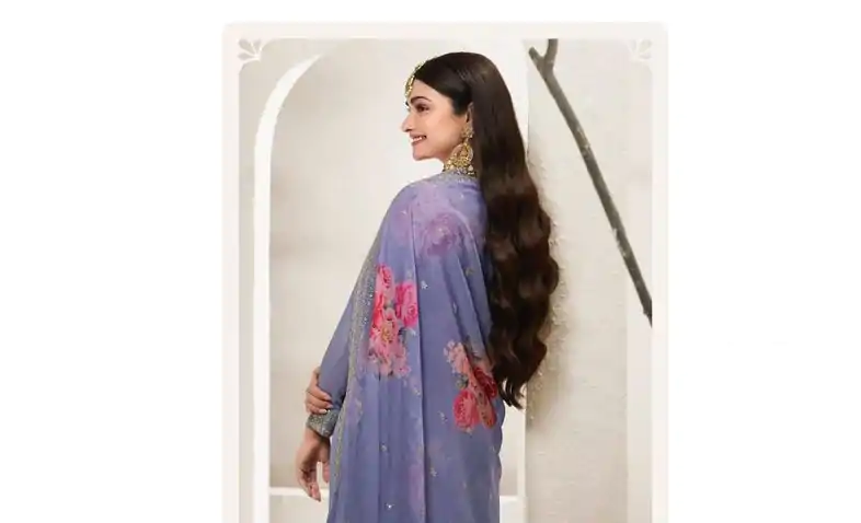 DS 67833 Violet color Viscose Chinon Embroidered Sequence Salwar Suit Casual, Wedding, Party, Festive, Events . Expected Delivery  4-6 Working Days @2849/- | Casual Suits, Creative suits, Designer Suits, Palazzo Suits, Party Wear Suits, Patiala Suits, Salwar suit, Straight Suits