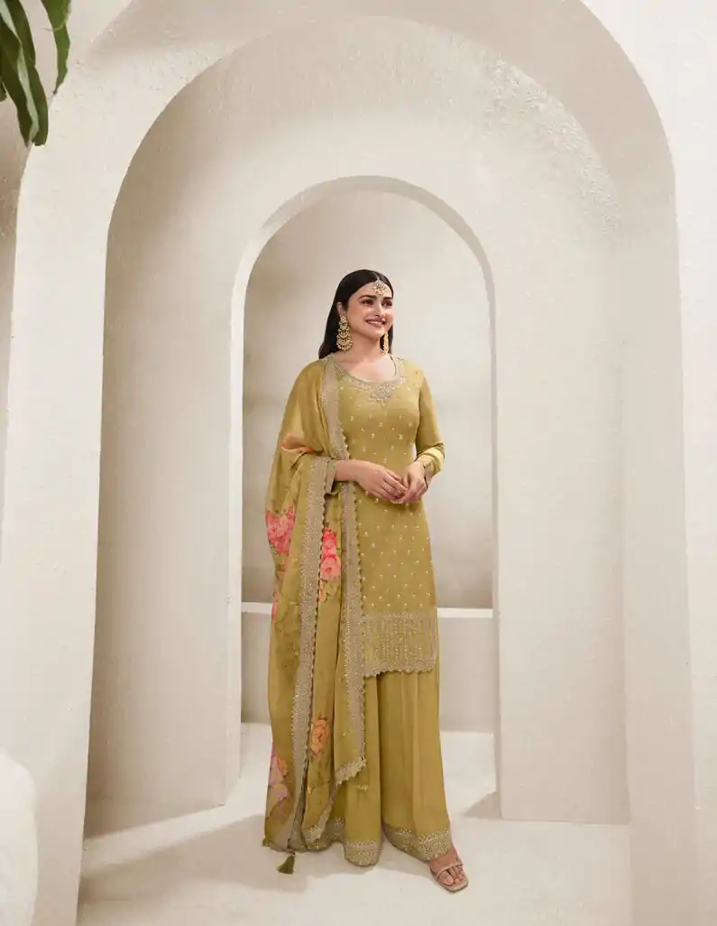 DS 67836 Yellow color Viscose Chinon Embroidered Sequence Salwar Suit Casual, Wedding, Party, Festive, Events . Expected Delivery  4-6 Working Days @2849/- | Casual Suits, Creative suits, Designer Suits, Palazzo Suits, Party Wear Suits, Patiala Suits, Salwar suit, Straight Suits