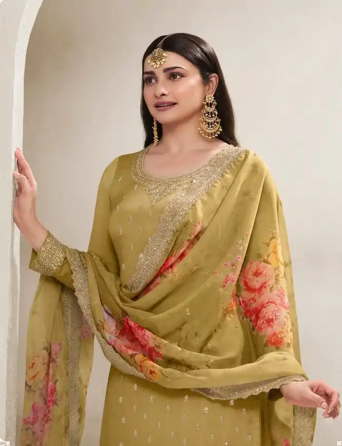 DS 67836 Yellow color Viscose Chinon Embroidered Sequence Salwar Suit Casual, Wedding, Party, Festive, Events . Expected Delivery  4-6 Working Days @2849/- | Casual Suits, Creative suits, Designer Suits, Palazzo Suits, Party Wear Suits, Patiala Suits, Salwar suit, Straight Suits