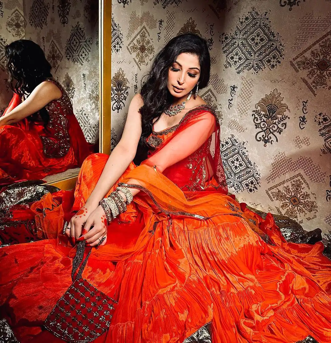 RTC 5697 Orange Color Foix Georgette Thread Sequence Lehenga Choli Wedding, Party, Festive, Events Etc.   Expected Delivery 4-6 Working Days @2099/- | Bollywood Lehenga, Creative Lehenga, Designer Lehenga, Embroidered Lehenga, Lehenga, Party Wear Lehenga