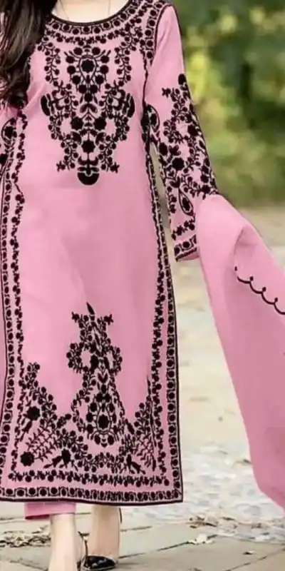 SSR 368 Pink Color Georgette Embroidery Sequins Sharara Suit Wedding, Party, Festive, Events Etc.   Expected Delivery 4-6 Working Days @1849/- | Casual Suits, Creative suits, Designer Suits, Palazzo Suits, Party Wear Suits, Salwar suit, Straight Suits