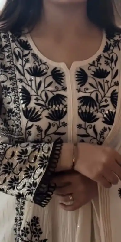 RTC 5708 White Color Chanderi Thread Sequence Salwar Suit Wedding, Party, Festive, Events Etc. Expected Delivery 4-6 Working Days @1999/- | Casual Suits, Creative suits, Designer Suits, Palazzo Suits, Party Wear Suits, Patiala Suits, Salwar suit, Straight Suits