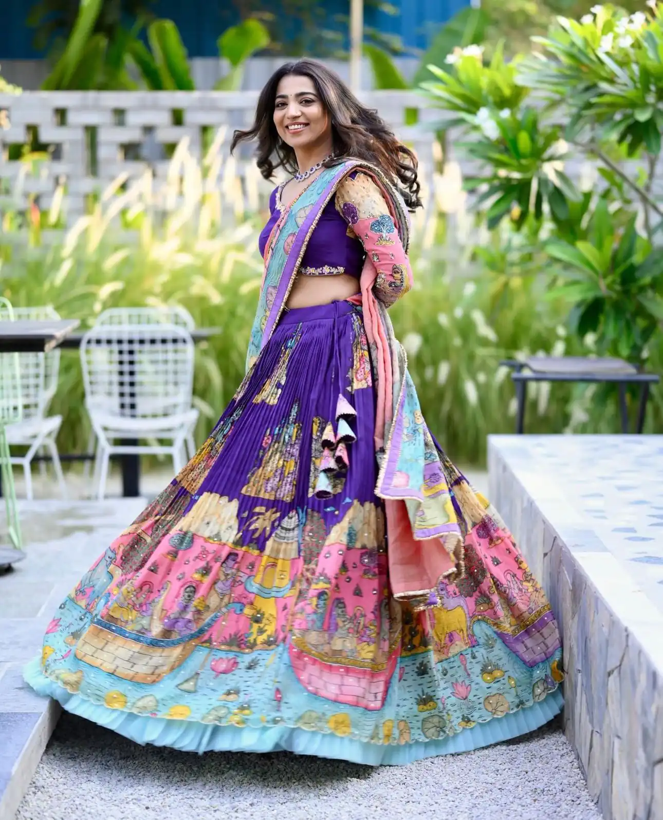 PC 382 Royal Blue Color Chant Crepe Kalamkari Printed Lehenga Choli Casual, Party Wear, Events, Festivals Wear Expected Delivery 4-6 Working Days @2199/- | Creative Lehenga, Bollywood Lehenga, Designer Lehenga, Embroidered Lehenga, Lehenga, Party Wear Lehenga