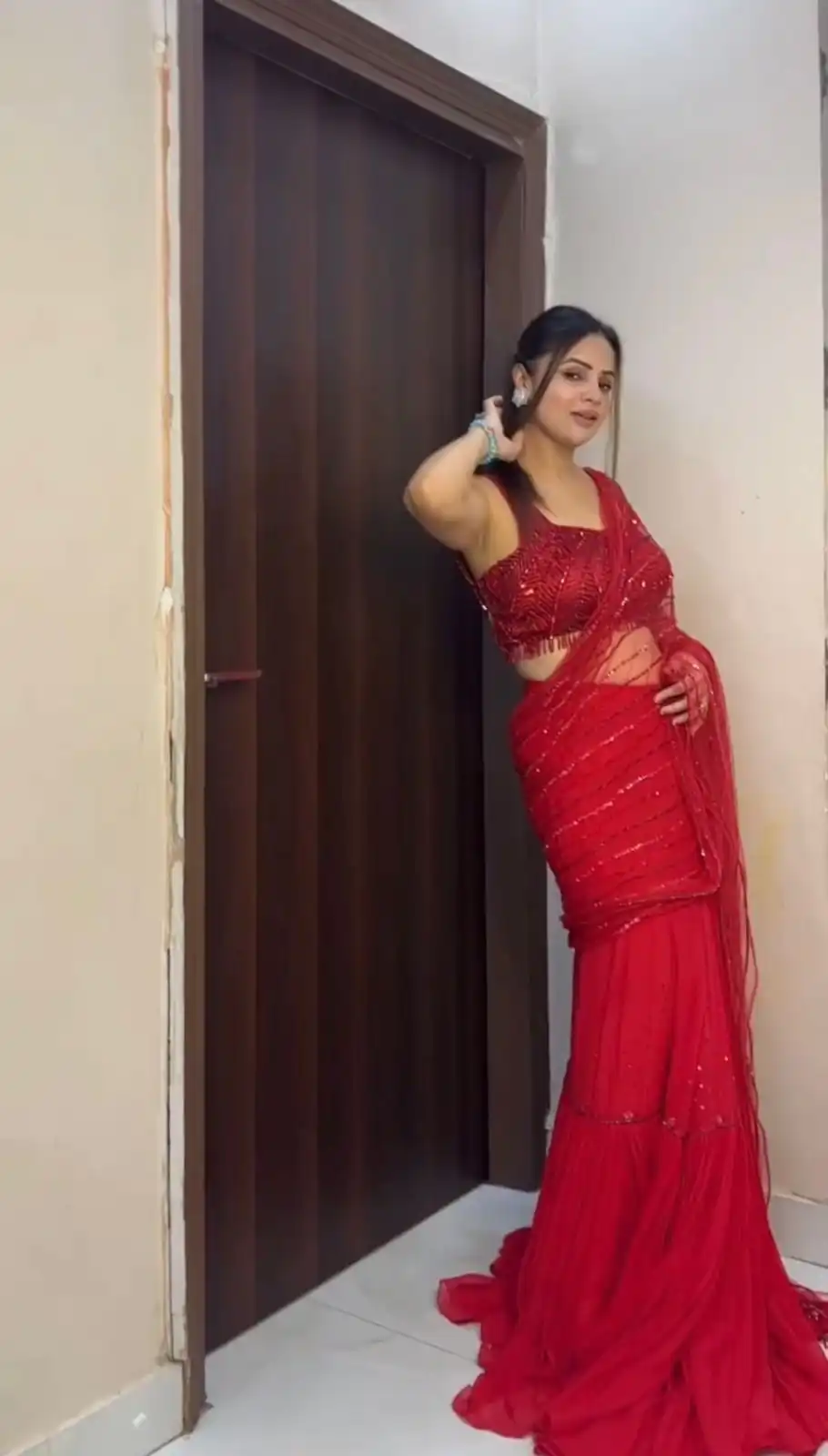 RTC 6470 Red Color Foix Butterfly Net Thread Sequence Lehenga Saree Wedding, Party, Festive, Events Etc.   Expected Delivery 4-6 Working Days @2049/- | Bollywood Lehenga, Creative Lehenga, Designer Lehenga, Embroidered Lehenga, Lehenga, Party Wear Lehenga