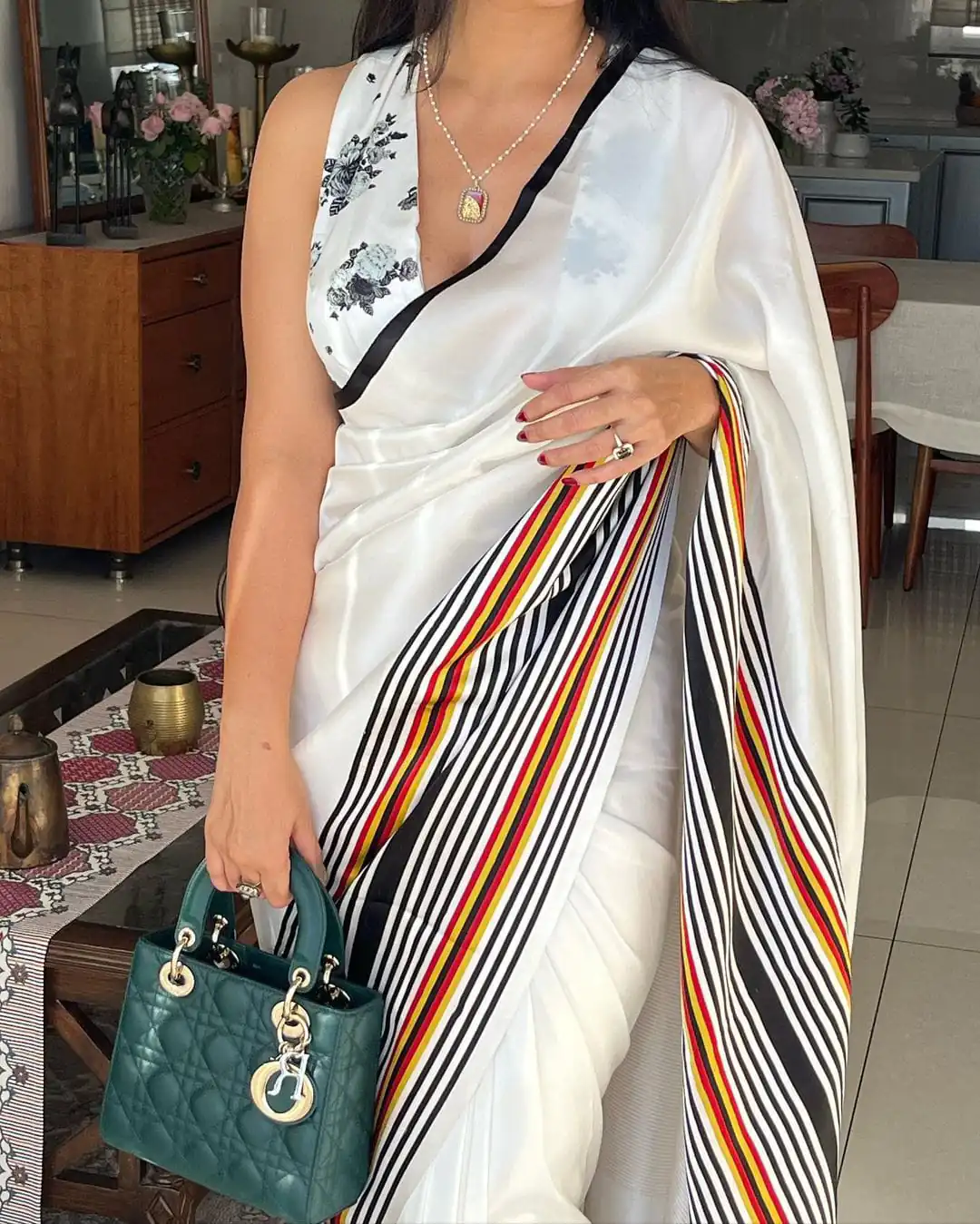  JM CLASS White Color Satin Silk Blouse Digital Print Saree, Party Wear, Events, Festivals Expected Delivery 4-6 Working Days 1549/- | Bollywood Sarees, Creative Sarees, Designer Sarees, Embroidered Sarees, Ethnic Saree, Modern Digital sarees, Party Wear Sarees, Sarees