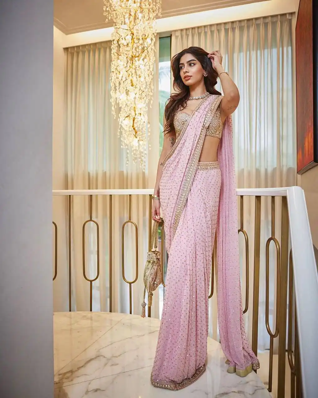 ST 457 Baby Pink Color Georgette Sequins Embroidery Saree Casual, Wedding, Party, Festive, Events Etc. Expected Delivery 4-6 Working Days @1949/- | Bollywood Sarees, Creative Sarees, Designer Sarees, Embroidered Sarees, Ethnic Saree, Modern Digital sarees, Party Wear Sarees, Sarees