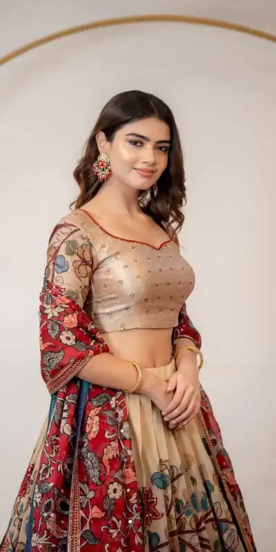 PC 364 Grey Color Chinon Kalamkari Printed Work Lehenga Choli Casual, Party Wear, Events, Festivals Wear Expected Delivery 4-6 Working Days @2099/- | Bollywood Lehenga, Creative Lehenga, Designer Lehenga, Embroidered Lehenga, Lehenga, Party Wear Lehenga