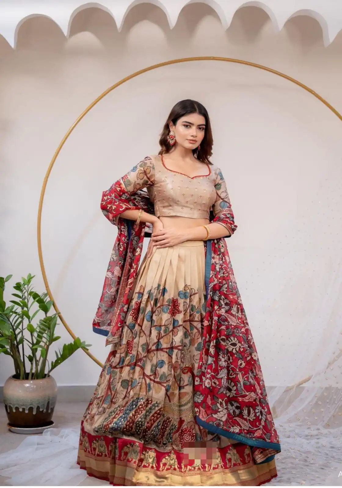 PC 364 Grey Color Chinon Kalamkari Printed Work Lehenga Choli Casual, Party Wear, Events, Festivals Wear Expected Delivery 4-6 Working Days @2099/- | Bollywood Lehenga, Creative Lehenga, Designer Lehenga, Embroidered Lehenga, Lehenga, Party Wear Lehenga