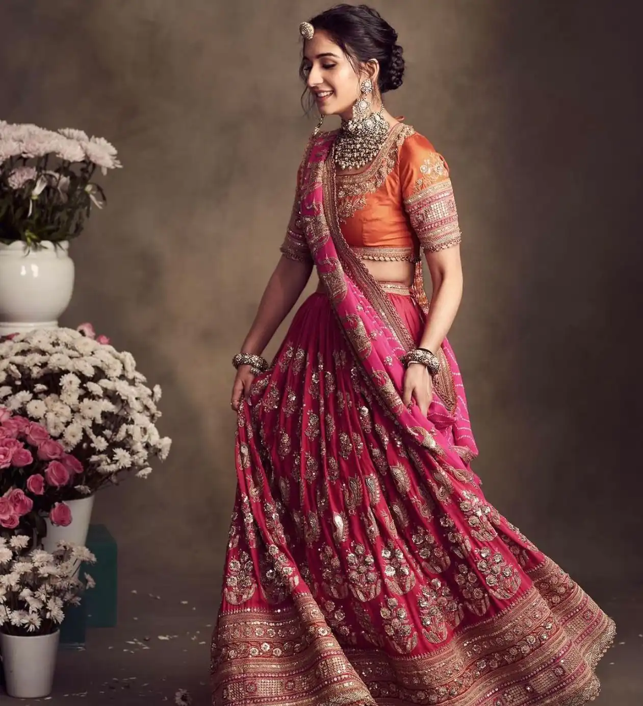 Ram 008 Pink Color Jalpari Embroidery Sequence Work Lehenga Choli Casual, Wedding, Festive, Events Expected Delivery 4-6 Working Days @2299/- | Bollywood Lehenga, Creative Lehenga, Designer Lehenga, Embroidered Lehenga, Lehenga, Party Wear Lehenga