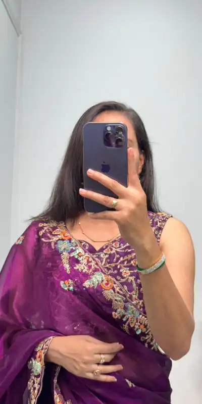 ST 472 Purple Color Burberry With Blooming Embroidery Saree Casual, Wedding, Party, Festive, Events Etc. Expected Delivery 4-6 Working Days @1999/- | Bollywood Sarees, Creative Sarees, Designer Sarees, Embroidered Sarees, Ethnic Saree, Modern Digital sarees, Party Wear Sarees, Sarees