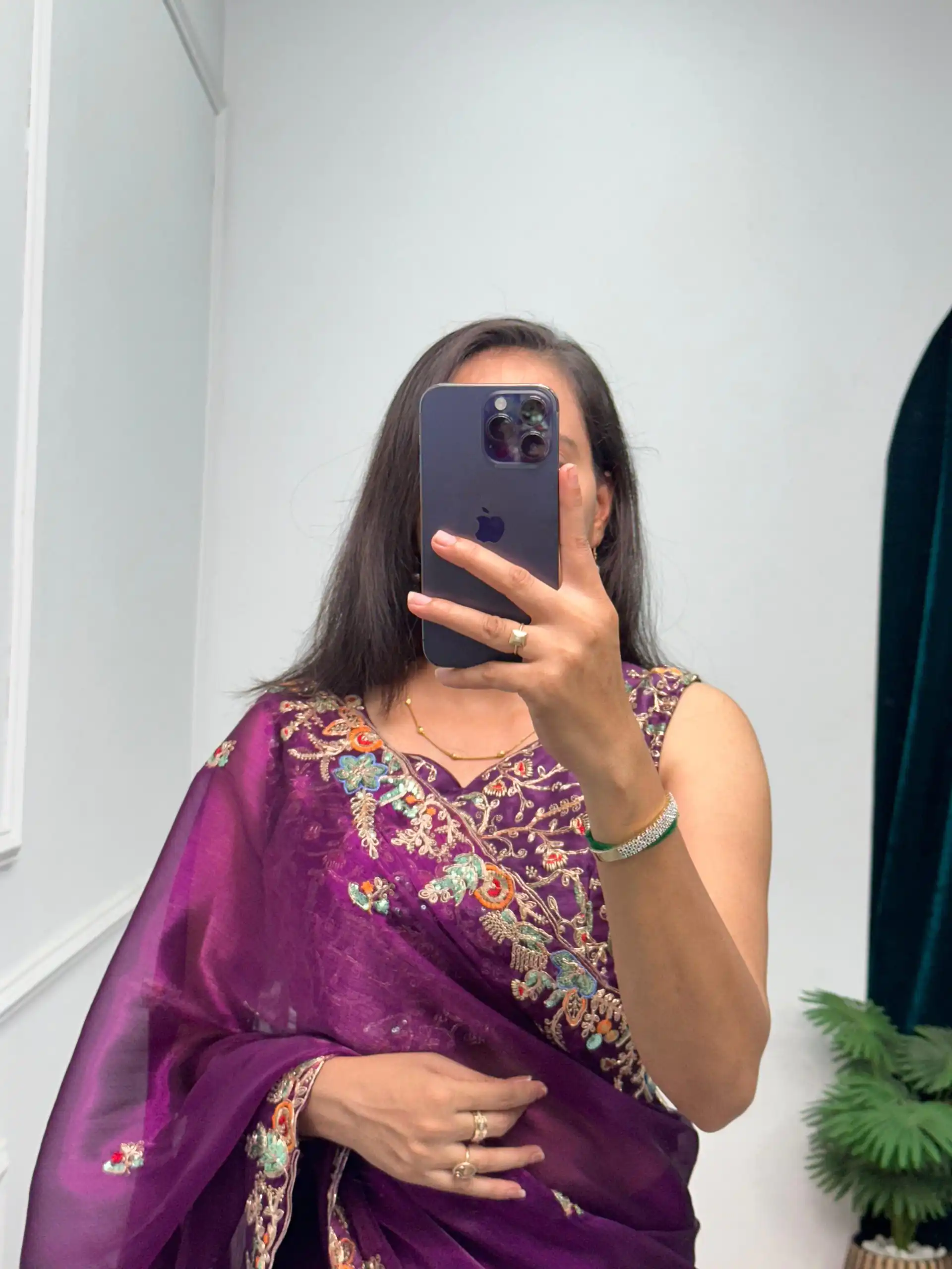 ST 472 Purple Color Burberry With Blooming Embroidery Saree Casual, Wedding, Party, Festive, Events Etc. Expected Delivery 4-6 Working Days @1999/- | Bollywood Sarees, Creative Sarees, Designer Sarees, Embroidered Sarees, Ethnic Saree, Modern Digital sarees, Party Wear Sarees, Sarees