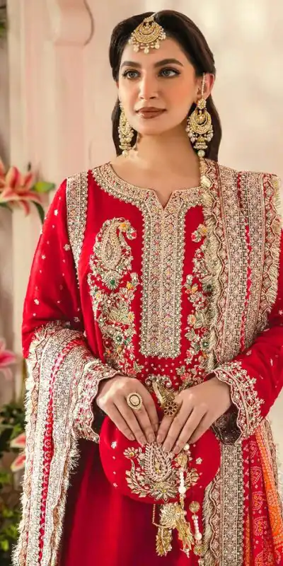 FC MARIA 1074 Red Color Heavy Georgette Embroidery Sequence Salwar Suit Wedding, Party, Festive events, etc.  Expected Delivery  4-6 Working Days @2149/- | Jump Suits, Casual Suits, Creative suits, Designer Suits, Palazzo Suits, Party Wear Suits, Patiala Suits, Salwar suit, Straight Suits