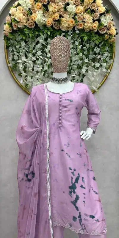 KD 1286 Violet Color Lachka Silk Digital Printed Work Salwar Suit Casual, Party, Festive, Events Wedding Etc.  Expected Delivery 4-6 Working Days @1499/- | Casual Suits, Creative suits, Designer Suits, Palazzo Suits, Party Wear Suits, Salwar suit, Straight Suits