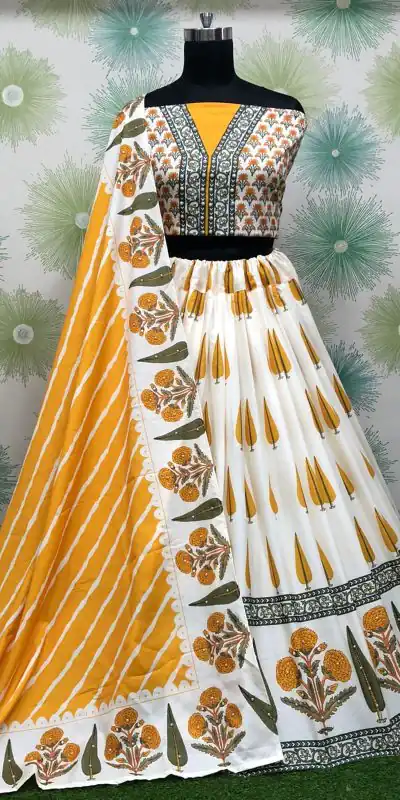 RC 231 White Color Silk Embroidery Sequins Amazing Print Lehenga Choli Casual, Party Wedding, Festive, Events Etc. Delivery  4-6 Working Days 1999/- | Bollywood Lehenga, Creative Lehenga, Designer Lehenga, Embroidered Lehenga, Lehenga, Party Wear Lehenga