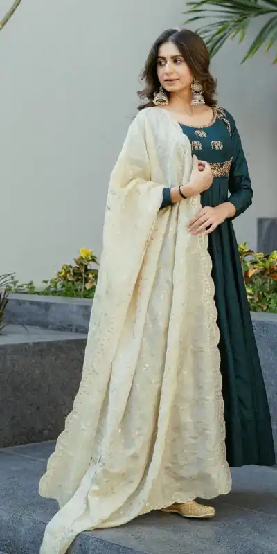 KD 1450 Blue Color Fhantom Silk Thread Work Salwar Suit Casual, Party, Wedding, Festive, Events Etc. Expected Delivery 4-6 Working Days @1899/- | Jump Suits, Casual Suits, Creative suits, Designer Suits, Palazzo Suits, Party Wear Suits, Patiala Suits, Salwar suit, Straight Suits