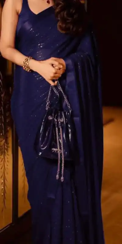 BT 236 Blue Color Georgette Thread With Sequence Work Saree Casual, Party Wear, Traditional Wear, Wedding , Events .Expected Delivery 4-6 Working Days@1799 | Bollywood Sarees, Creative Sarees, Designer Sarees, Ethnic Saree, Modern Digital sarees, Party Wear Sarees, Sarees