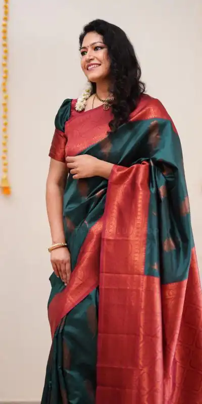 SC Morpich Green Color Soft Silk Pink Zari Design Spread Shine Various Saree , Party Wear, Events, Festivals Expected Delivery 4-6 Working Days 1499/- | Bollywood Sarees, Creative Sarees, Designer Sarees, Embroidered Sarees, Ethnic Saree, Modern Digital sarees, Party Wear Sarees, Sarees