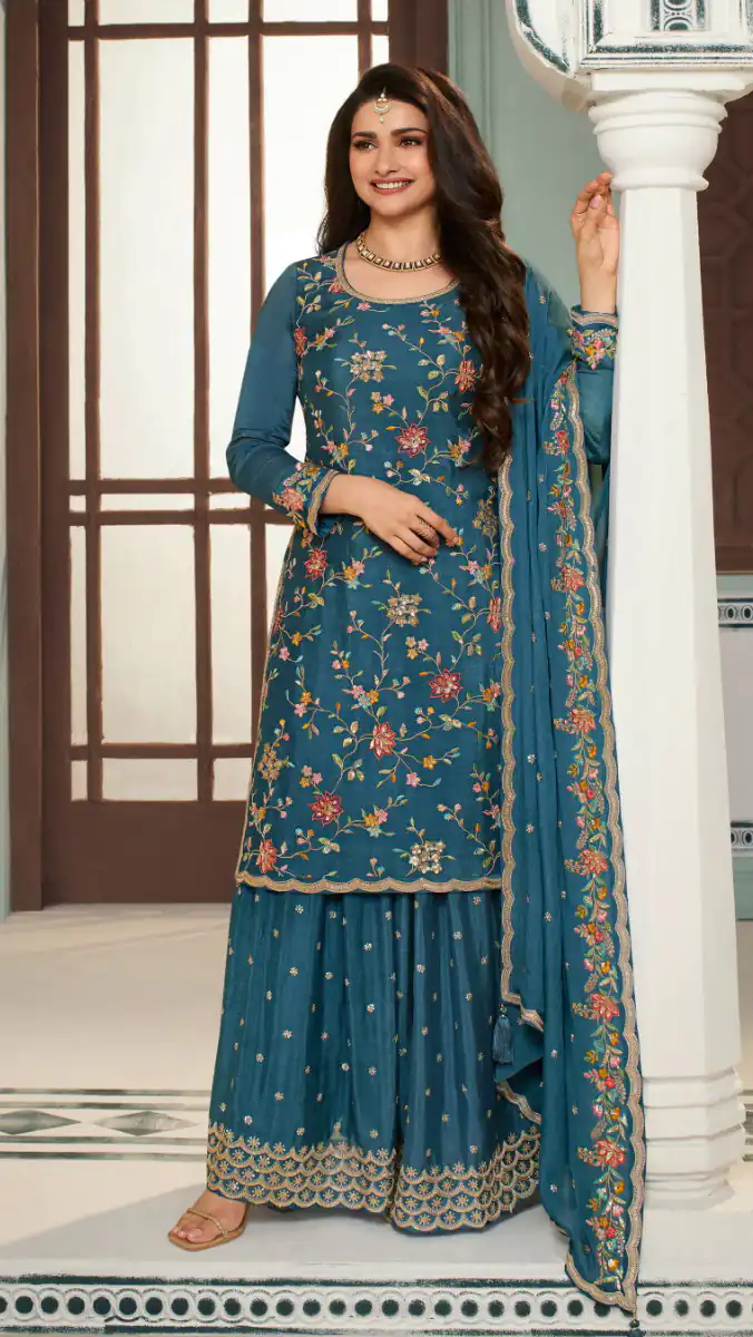 FC AVANTI Blue Color Chinon Embroidery Multi Work Salwar Suit Wedding, Party, Festive events, etc.  Expected Delivery  4-6 Working Days @2899/- | Casual Suits, Jump Suits, Creative suits, Designer Suits, Palazzo Suits, Party Wear Suits, Patiala Suits, Salwar suit, Straight Suits